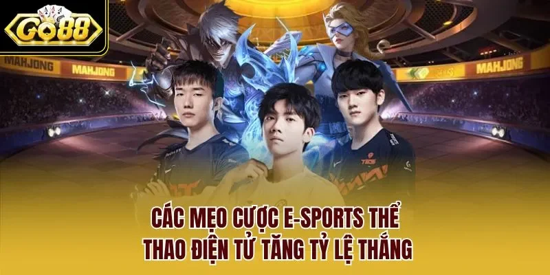 Các Mẹo Cược E-Sports Thể Thao Điện Tử Tăng Tỷ Lệ Thắng
